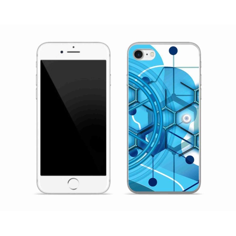 Gelové pouzdro mmCase na mobil iPhone SE (2020) - abstraktní vzor 2