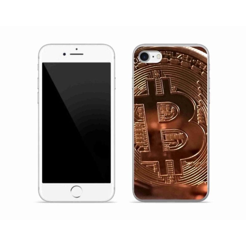 Gelové pouzdro mmCase na mobil iPhone SE (2022) - bitcoin