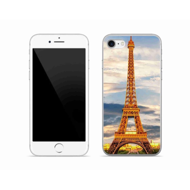 Gelové pouzdro mmCase na mobil iPhone SE (2022) - eiffelova věž 3