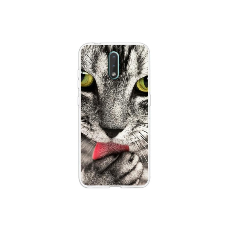 Gelové pouzdro mmCase na mobil Nokia 2.3 - zelené kočičí oči