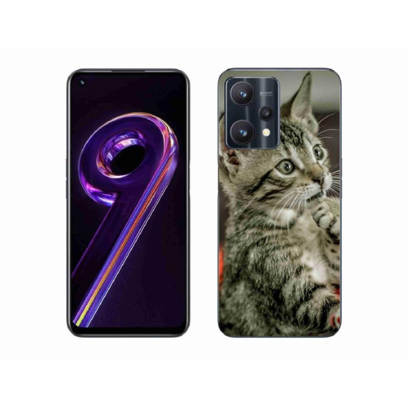 Gelové pouzdro mmCase na mobil Realme 9 Pro 5G - roztomilá kočka