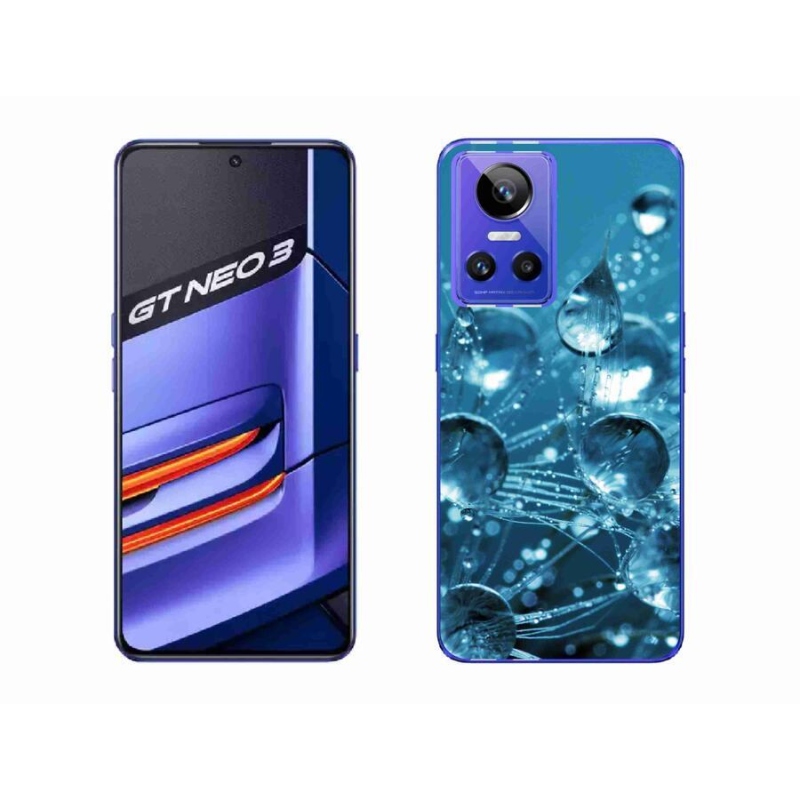 Gelové pouzdro mmCase na mobil Realme GT Neo 3 - kapky vody