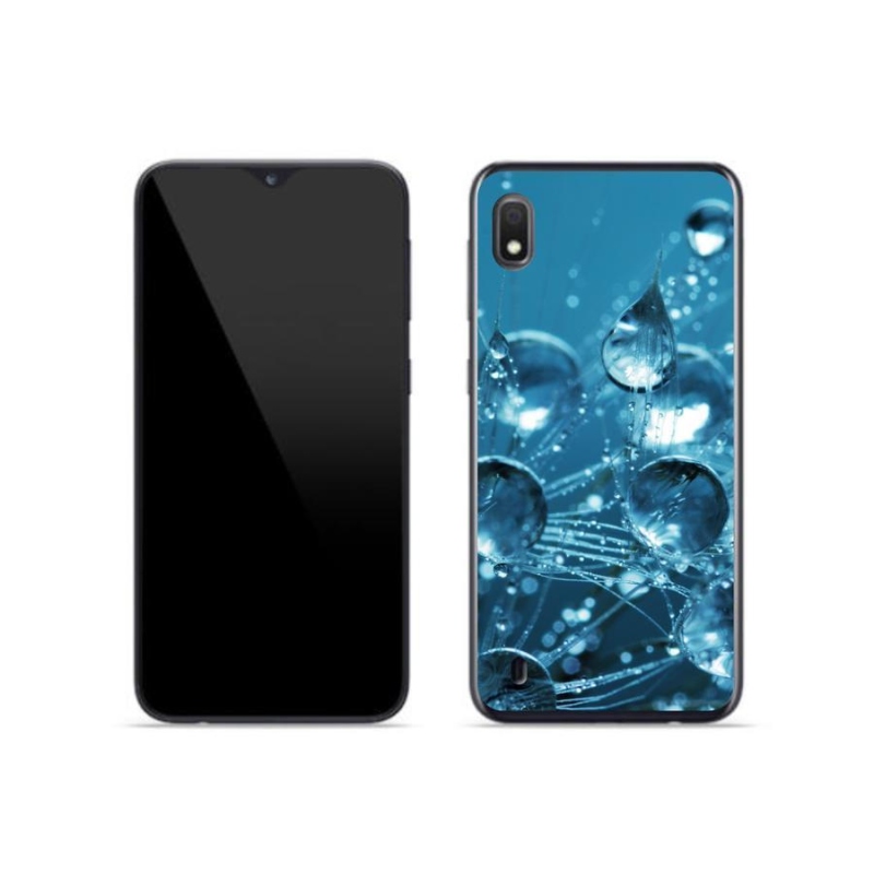 Gelové pouzdro mmCase na mobil Samsung Galaxy A10 - kapky vody