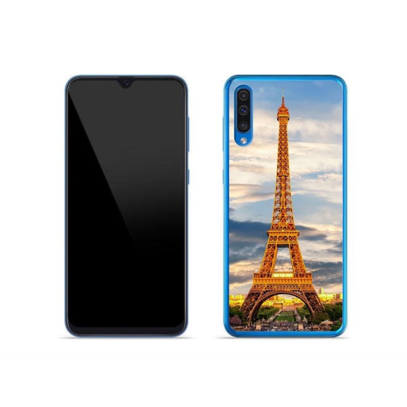 Gelové pouzdro mmCase na mobil Samsung Galaxy A50 - eiffelova věž 3