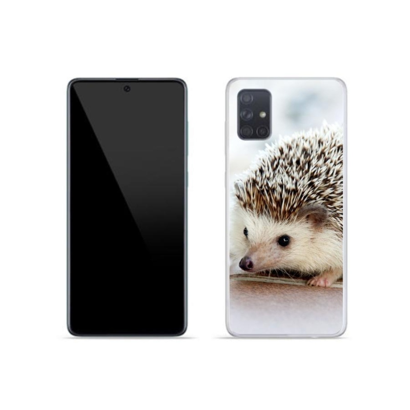 Gelové pouzdro mmCase na mobil Samsung Galaxy A51 - ježek