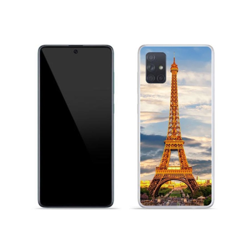 Gelové pouzdro mmCase na mobil Samsung Galaxy A71 - eiffelova věž 3