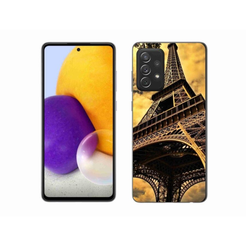 Gelové pouzdro mmCase na mobil Samsung Galaxy A72/A72 5G - eiffelova věž