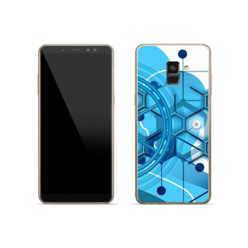Gelové pouzdro mmCase na mobil Samsung Galaxy A8 (2018) - abstraktní vzor 2