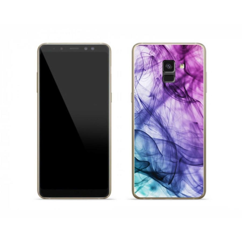 Gelové pouzdro mmCase na mobil Samsung Galaxy A8 (2018) - abstraktní vzor