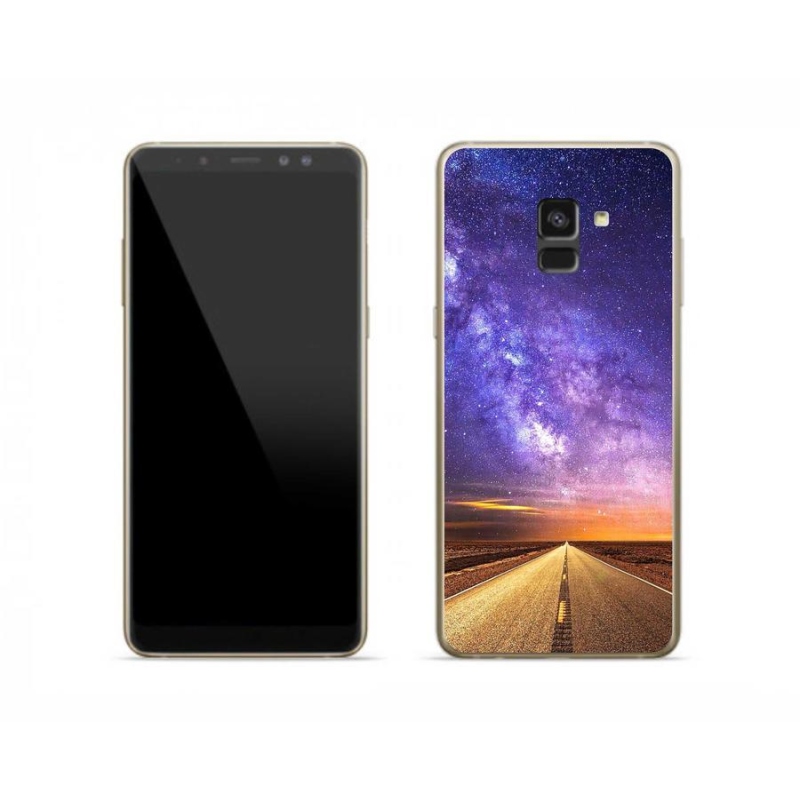 Gelové pouzdro mmCase na mobil Samsung Galaxy A8 (2018) - americká silnice