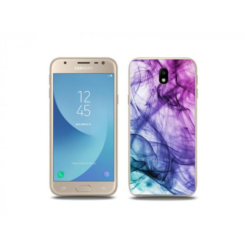 Gelové pouzdro mmCase na mobil Samsung Galaxy J3 (2017) - abstraktní vzor