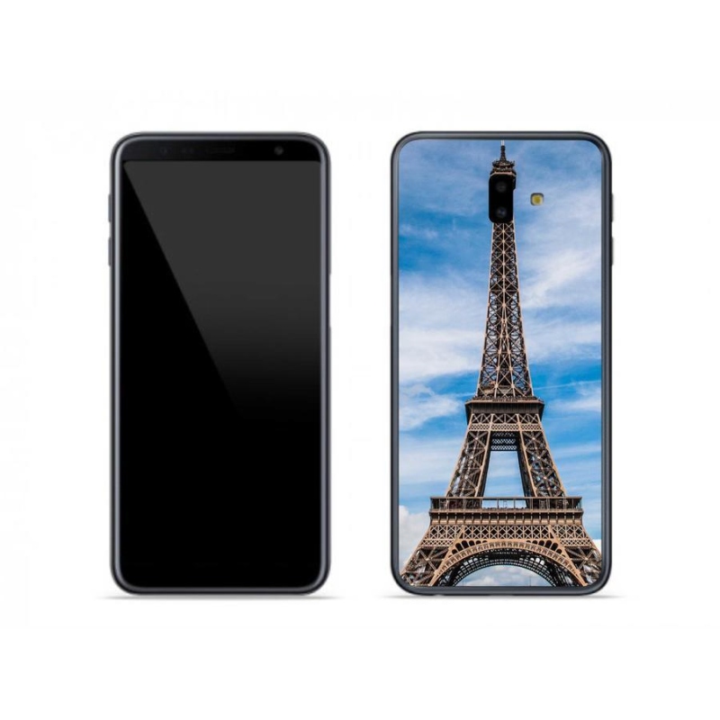 Gelové pouzdro mmCase na mobil Samsung Galaxy J6 Plus - eiffelova věž 4