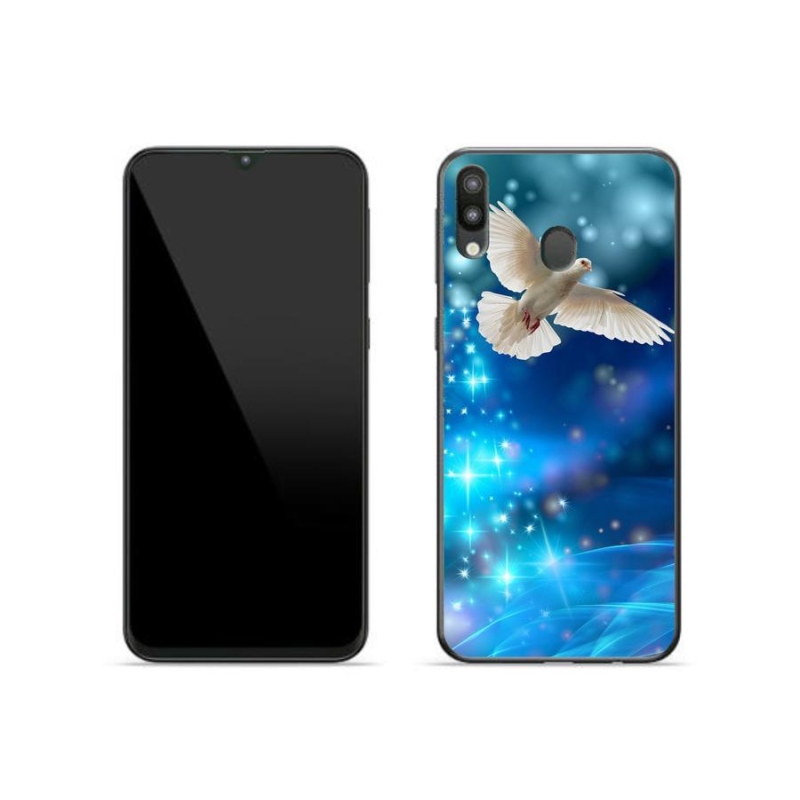Gelové pouzdro mmCase na mobil Samsung Galaxy M20 - letící holubice