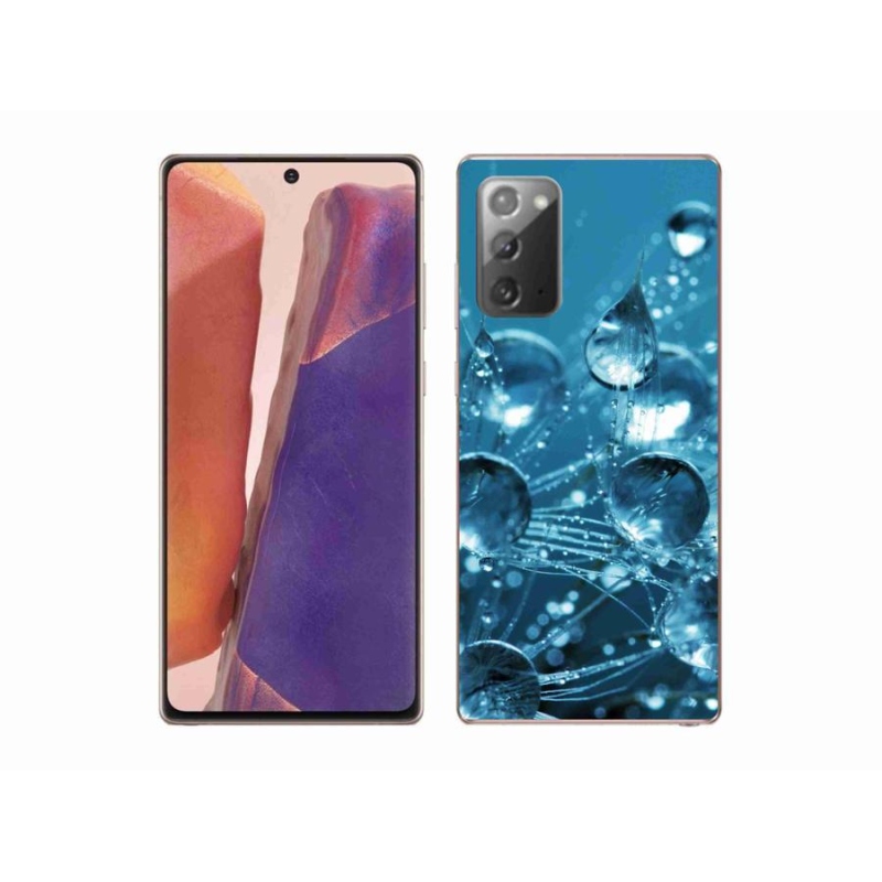 Gelové pouzdro mmCase na mobil Samsung Galaxy Note 20/Note 20 5G - kapky vody