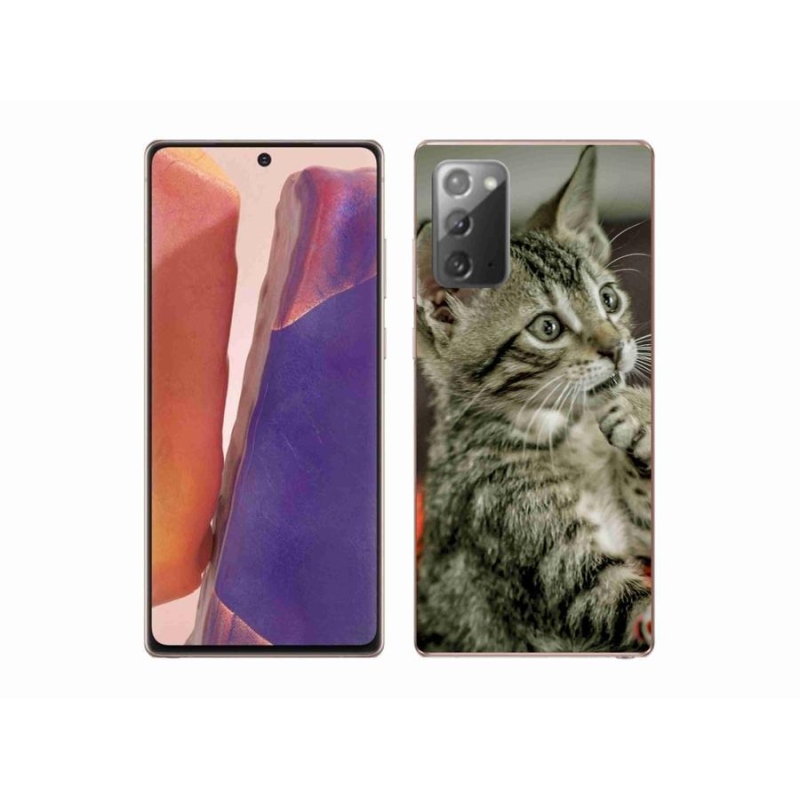 Gelové pouzdro mmCase na mobil Samsung Galaxy Note 20/Note 20 5G - roztomilá kočka