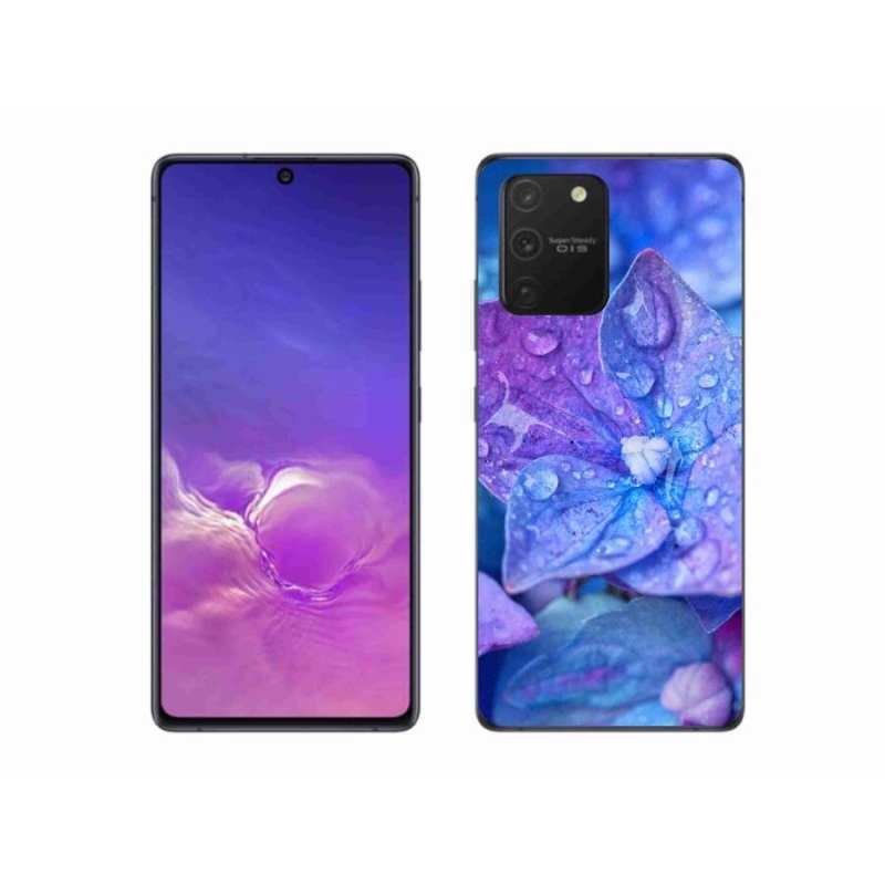 Gelové pouzdro mmCase na mobil Samsung Galaxy S10 Lite - fialový květ