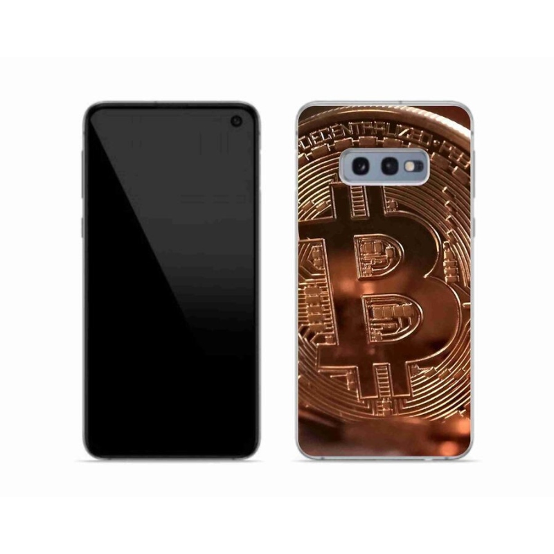 Gelové pouzdro mmCase na mobil Samsung Galaxy S10e - bitcoin