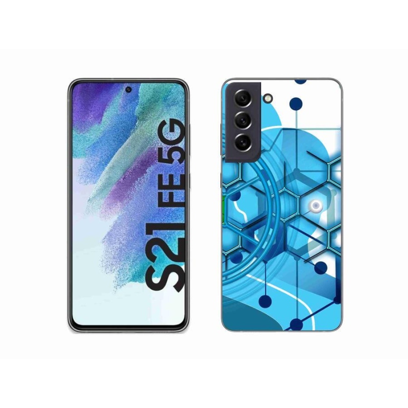 Gelové pouzdro mmCase na mobil Samsung Galaxy S21 FE 5G - abstraktní vzor 2