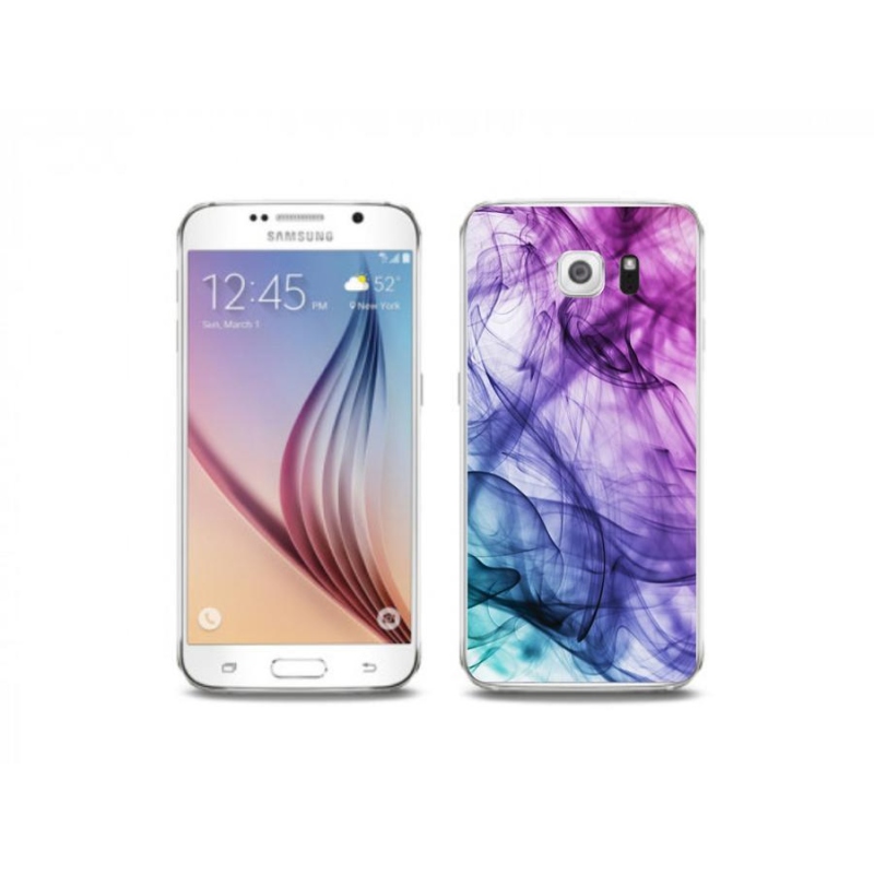 Gelové pouzdro mmCase na mobil Samsung Galaxy S6 - abstraktní vzor