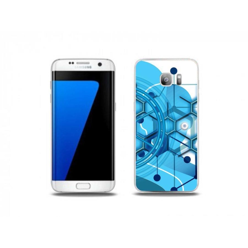 Gelové pouzdro mmCase na mobil Samsung Galaxy S7 Edge - abstraktní vzor 2