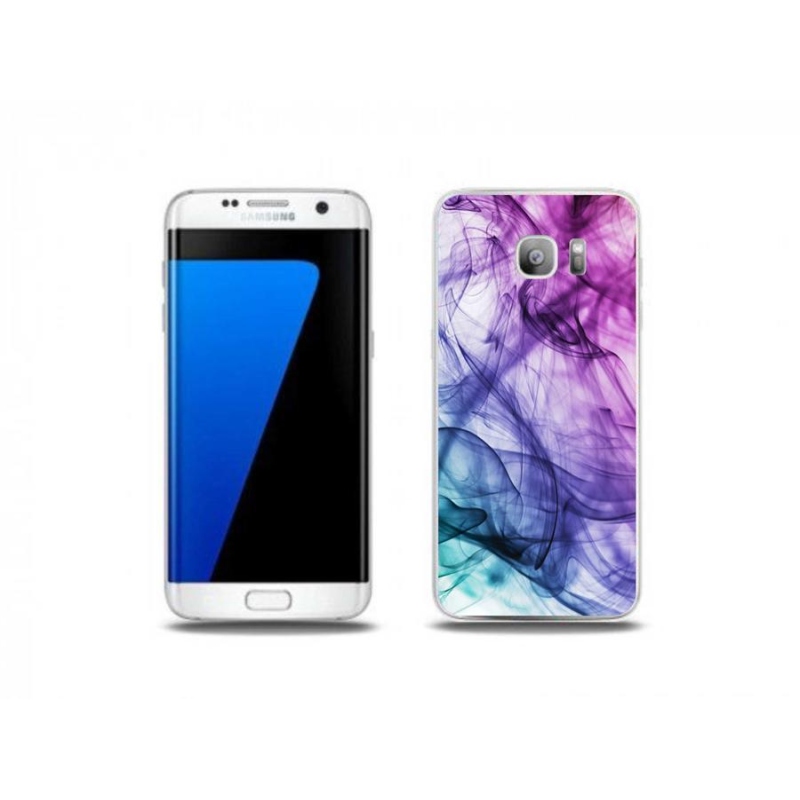 Gelové pouzdro mmCase na mobil Samsung Galaxy S7 Edge - abstraktní vzor
