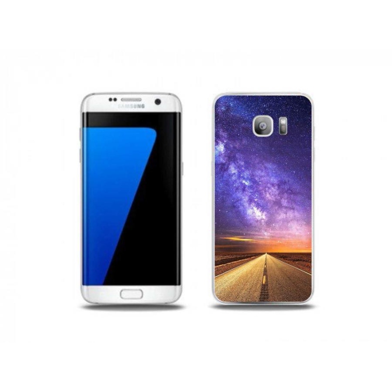 Gelové pouzdro mmCase na mobil Samsung Galaxy S7 Edge - americká silnice