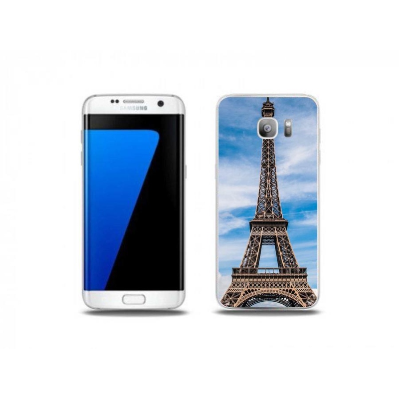 Gelové pouzdro mmCase na mobil Samsung Galaxy S7 Edge - eiffelova věž 4