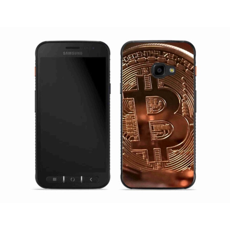 Gelové pouzdro mmCase na mobil Samsung Galaxy Xcover 4S - bitcoin