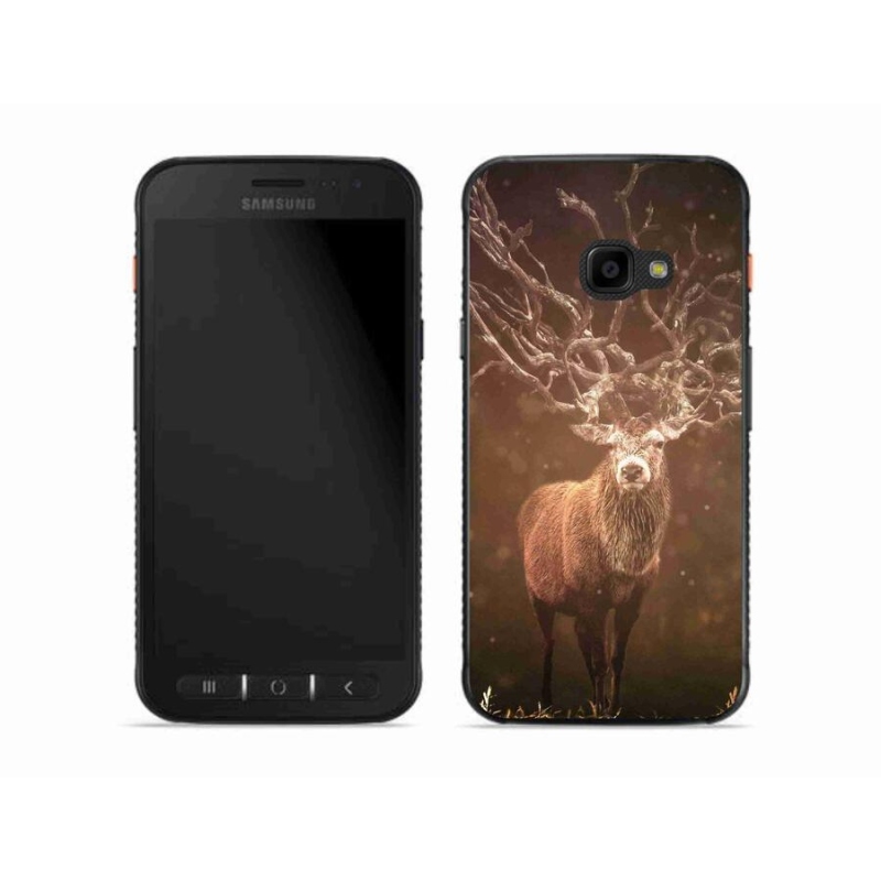 Gelové pouzdro mmCase na mobil Samsung Galaxy Xcover 4S - jelen v záři