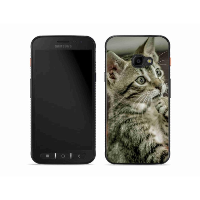 Gelové pouzdro mmCase na mobil Samsung Galaxy Xcover 4S - roztomilá kočka