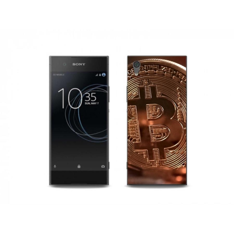 Gelové pouzdro mmCase na mobil Sony Xperia XA1 - bitcoin