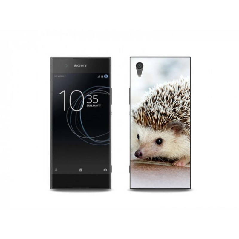 Gelové pouzdro mmCase na mobil Sony Xperia XA1 Plus - ježek