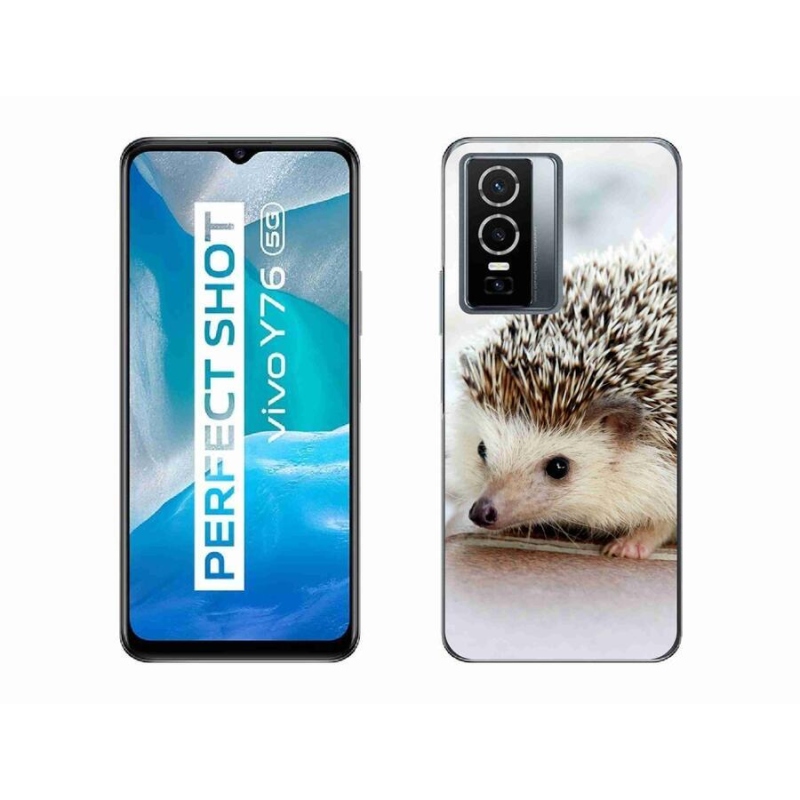 Gelové pouzdro mmCase na mobil Vivo Y76 5G - ježek