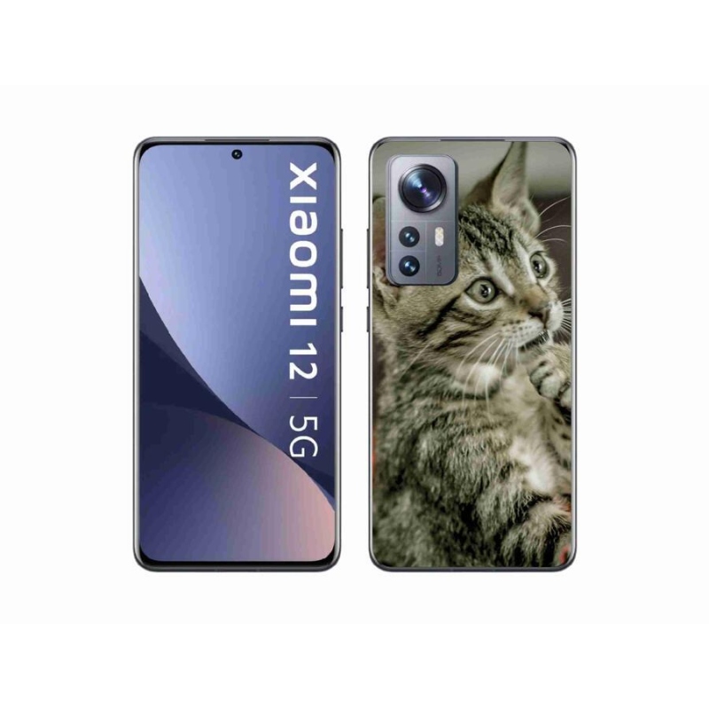 Gelové pouzdro mmCase na mobil Xiaomi 12 - roztomilá kočka