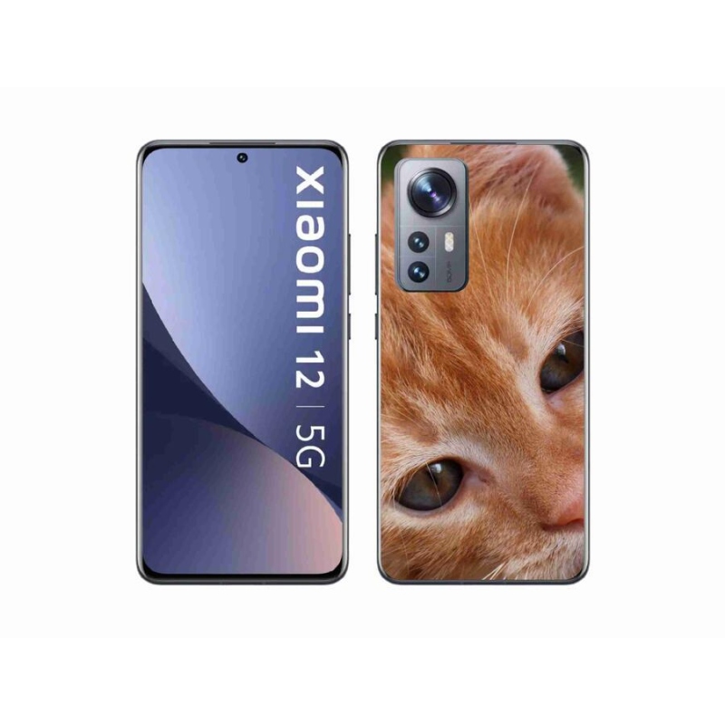 Gelové pouzdro mmCase na mobil Xiaomi 12 - zrzavé kotě