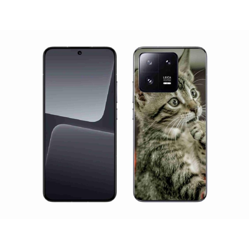 Gelové pouzdro mmCase na mobil Xiaomi 13 - roztomilá kočka