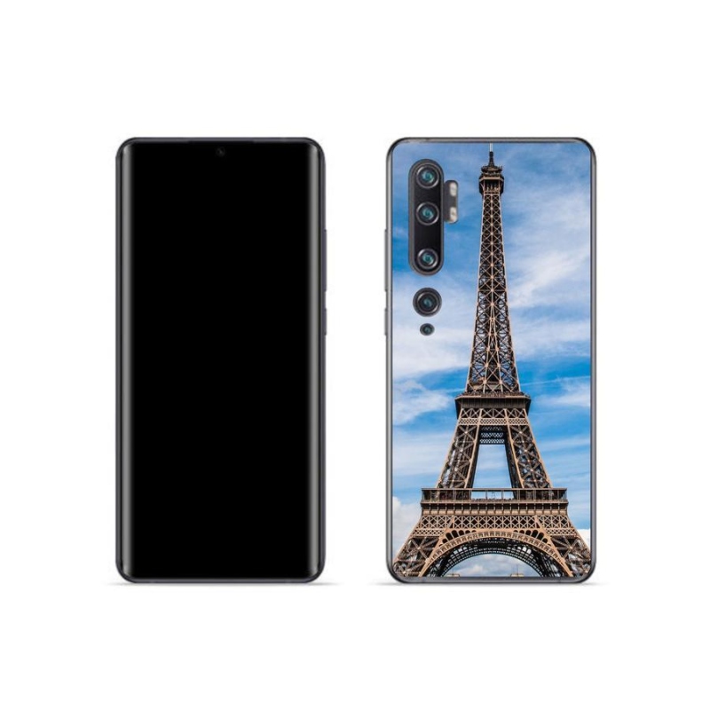 Gelové pouzdro mmCase na mobil Xiaomi Mi Note 10 - eiffelova věž 4
