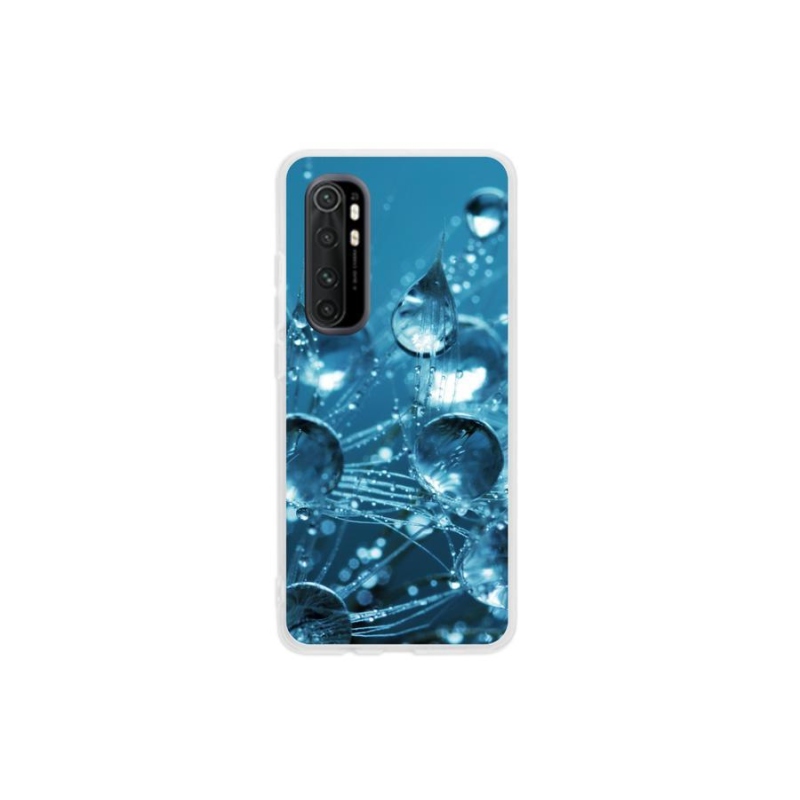 Gelové pouzdro mmCase na mobil Xiaomi Mi Note 10 Lite - kapky vody