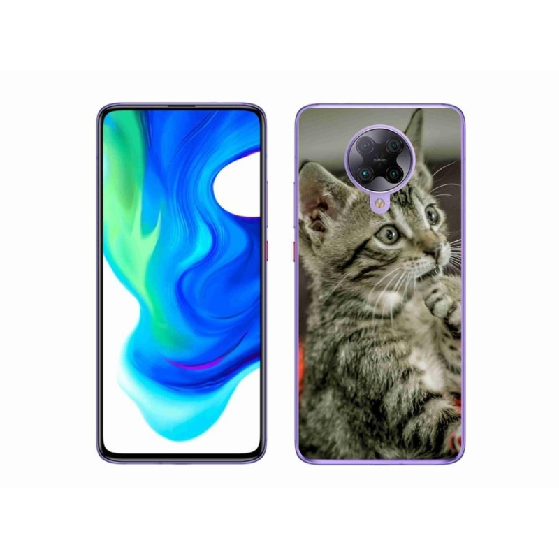 Gelové pouzdro mmCase na mobil Xiaomi Poco F2 Pro - roztomilá kočka