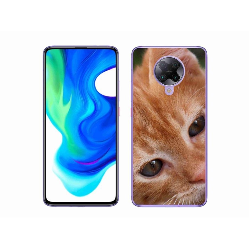 Gelové pouzdro mmCase na mobil Xiaomi Poco F2 Pro - zrzavé kotě