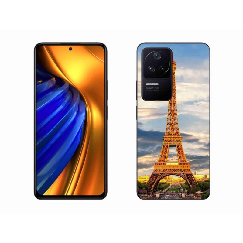 Gelové pouzdro mmCase na mobil Xiaomi Poco F4 - eiffelova věž 3