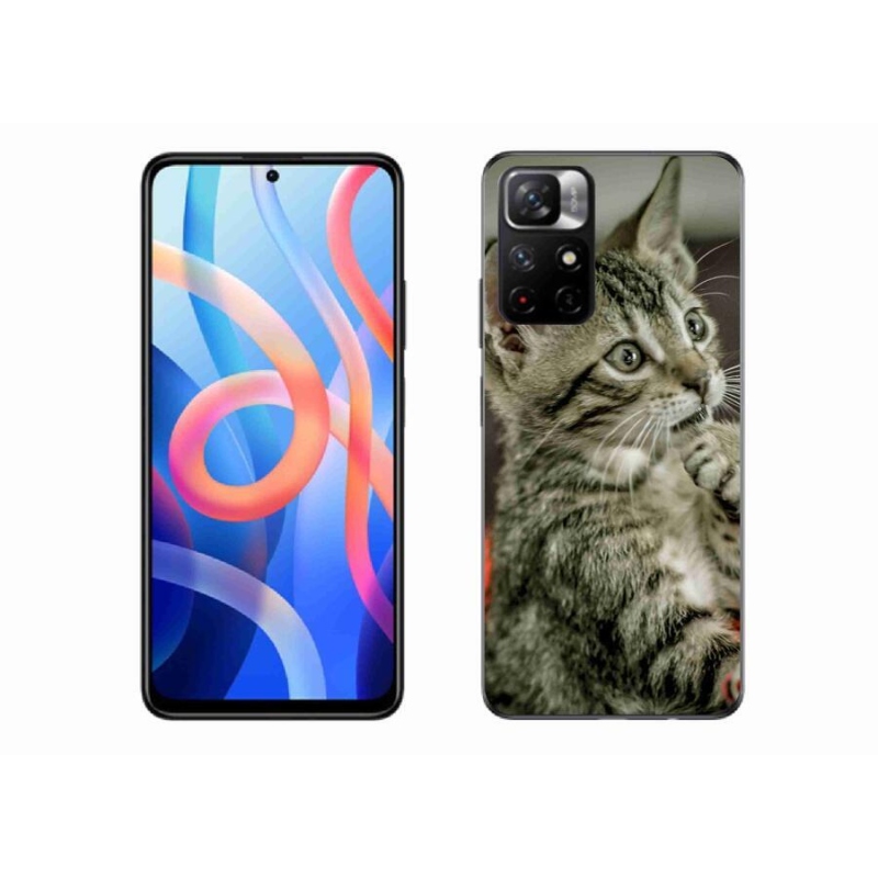 Gelové pouzdro mmCase na mobil Xiaomi Poco M4 Pro 5G - roztomilá kočka