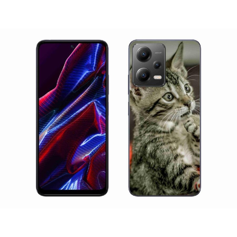 Gelové pouzdro mmCase na mobil Xiaomi Poco X5 5G - roztomilá kočka