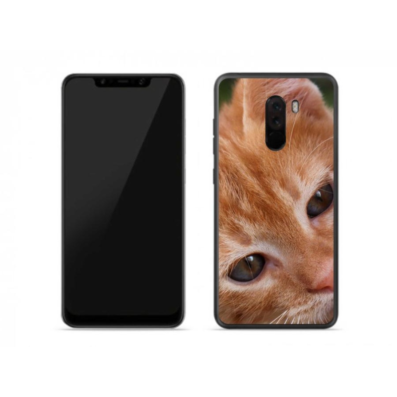 Gelové pouzdro mmCase na mobil Xiaomi Pocophone F1 - zrzavé kotě