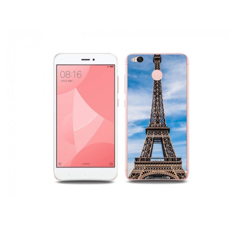 Gelové pouzdro mmCase na mobil Xiaomi Redmi 4X - eiffelova věž 4