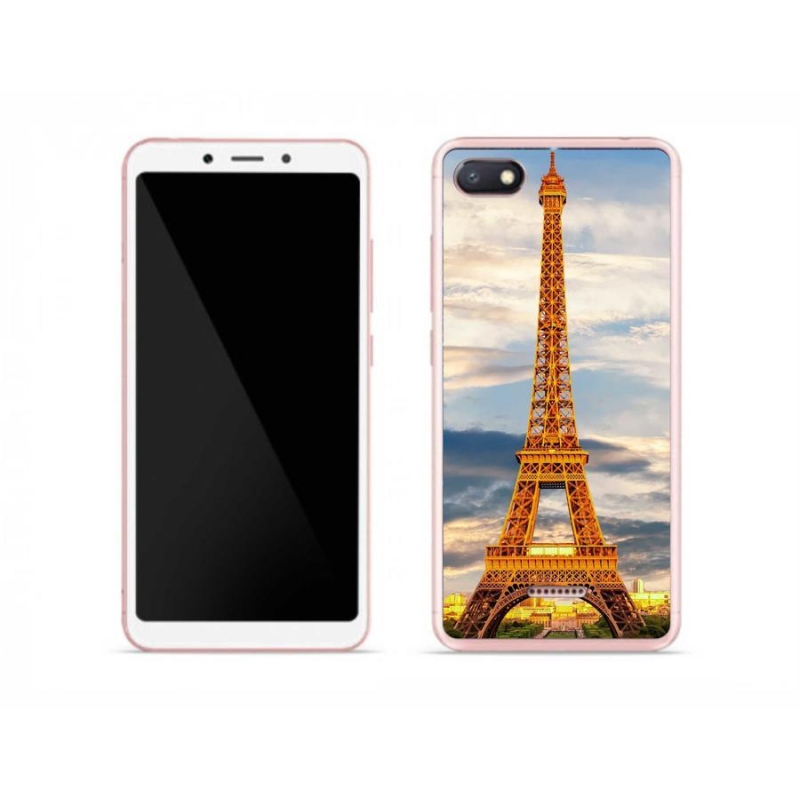 Gelové pouzdro mmCase na mobil Xiaomi Redmi 6A - eiffelova věž 3
