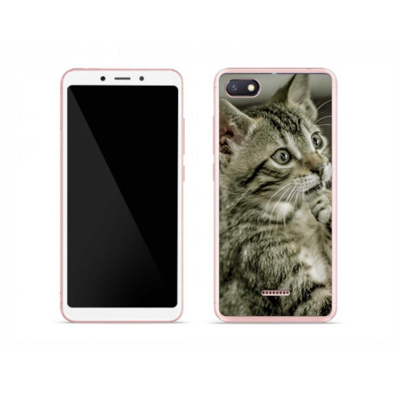 Gelové pouzdro mmCase na mobil Xiaomi Redmi 6A - roztomilá kočka