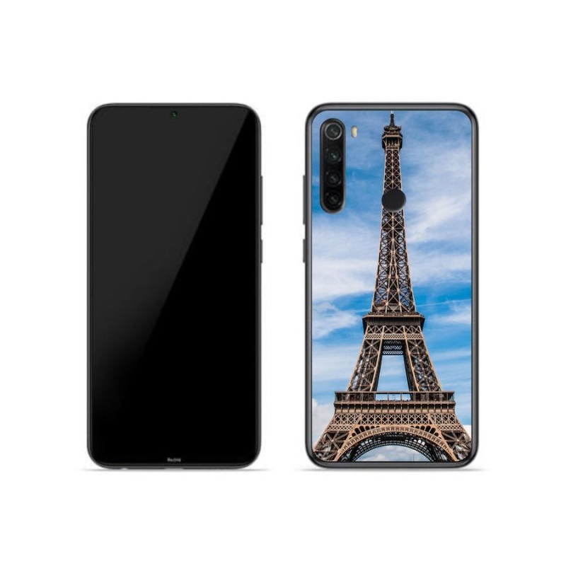 Gelové pouzdro mmCase na mobil Xiaomi Redmi Note 8T - eiffelova věž 4