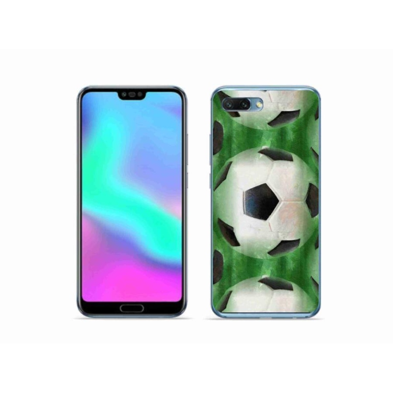 Gelový kryt mmCase na mobil Honor 10 - fotbalový míč