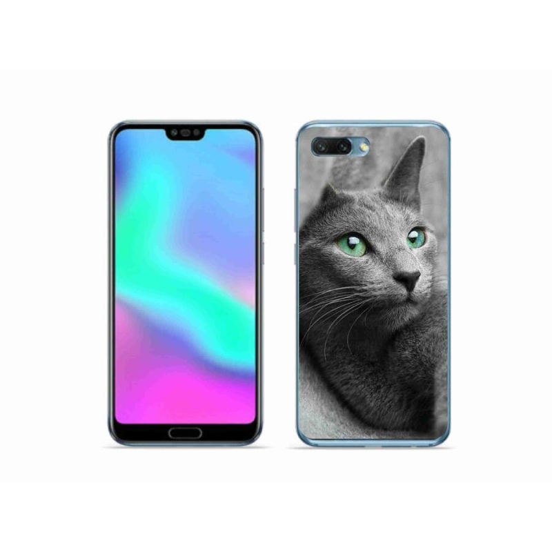 Gelový kryt mmCase na mobil Honor 10 - kočka 2